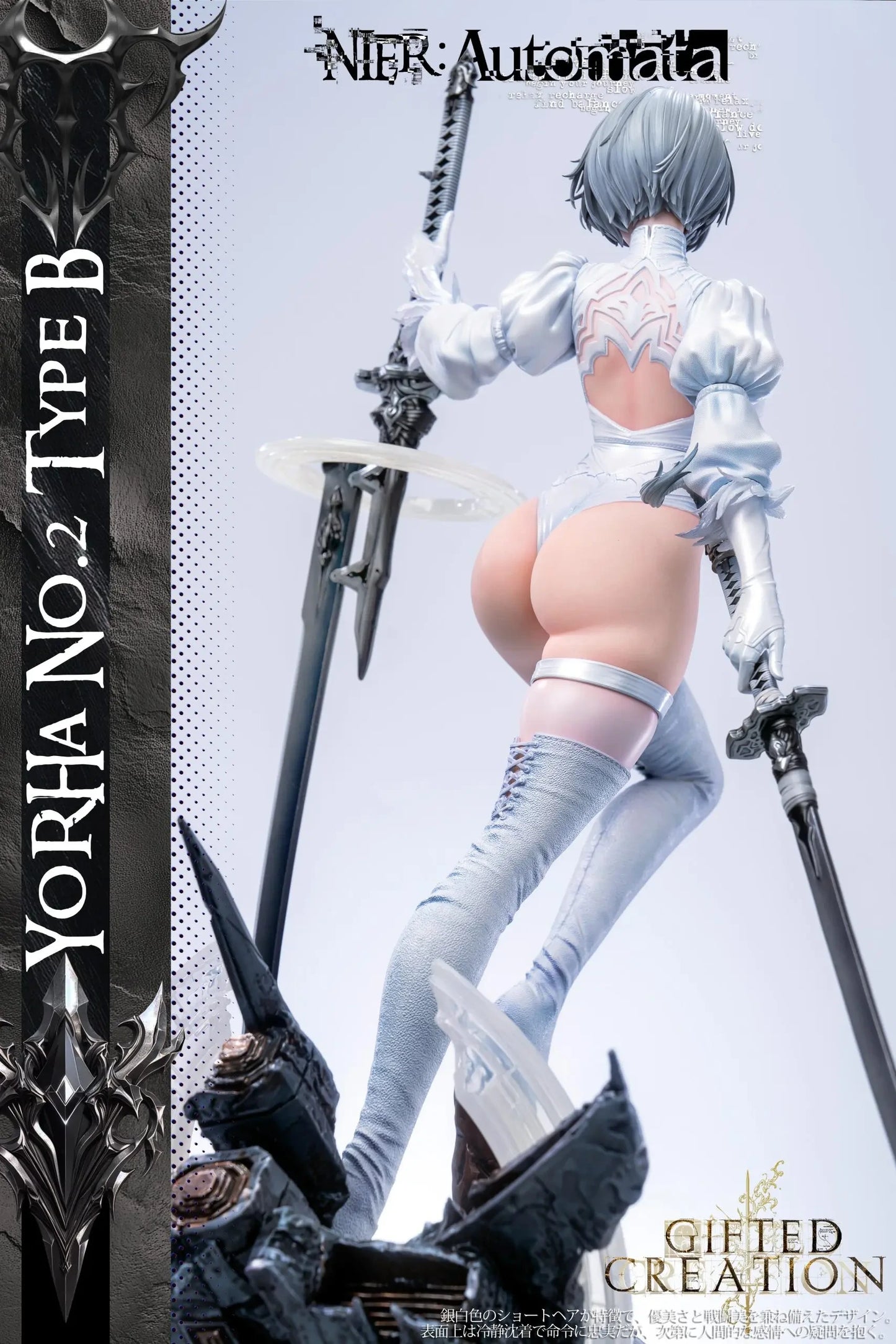 Preventa Resina 2B Figura Nier: Automata Gifted Creation Estudio