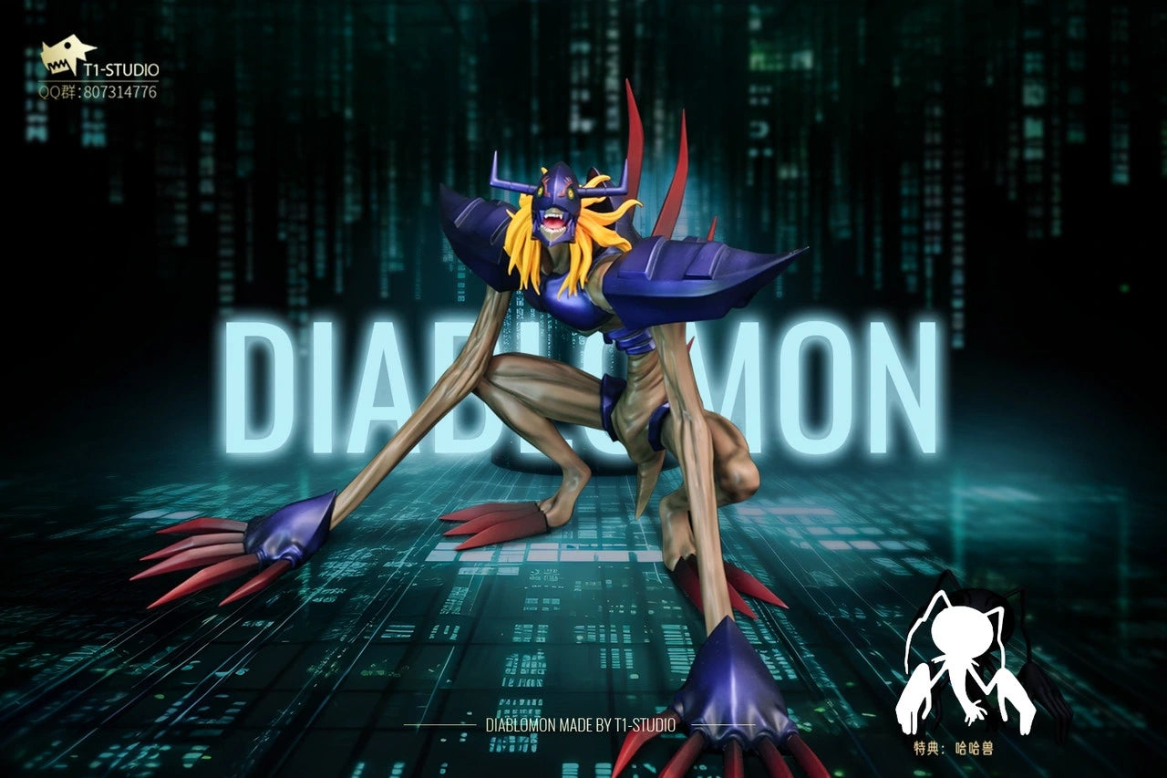 Preventa Resina Diablomon Figura Digimon T1 Estudio