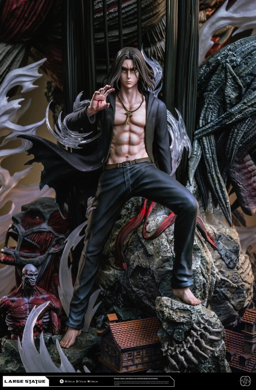 Preventa Resina Eren Jaeger Figura Attack On Titan Hertz Estudio