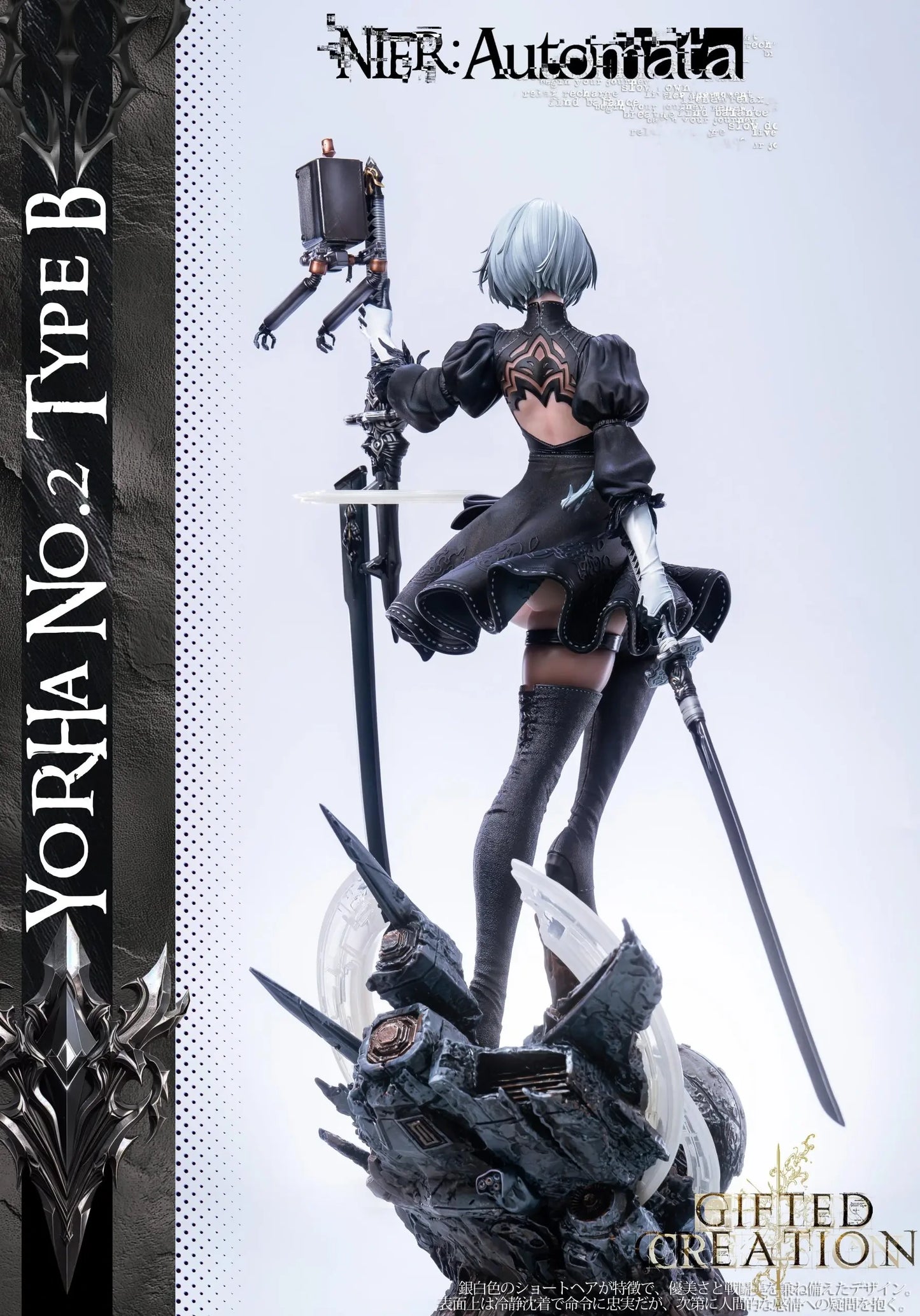 Preventa Resina 2B Figura Nier: Automata Gifted Creation Estudio