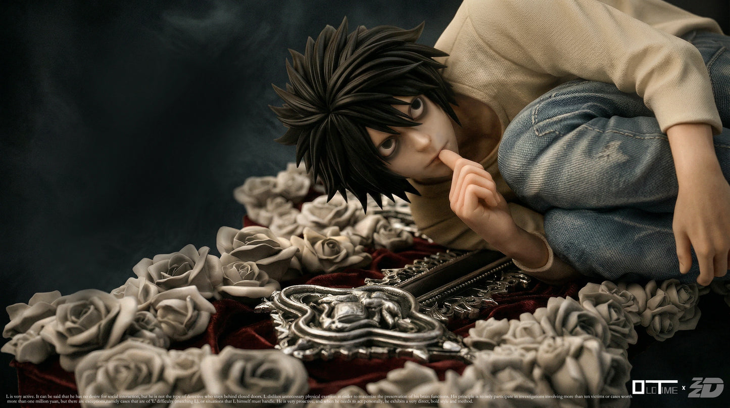 Preventa Resina L Lawliet Figura Death Note Old Time x ZZDD Estudio