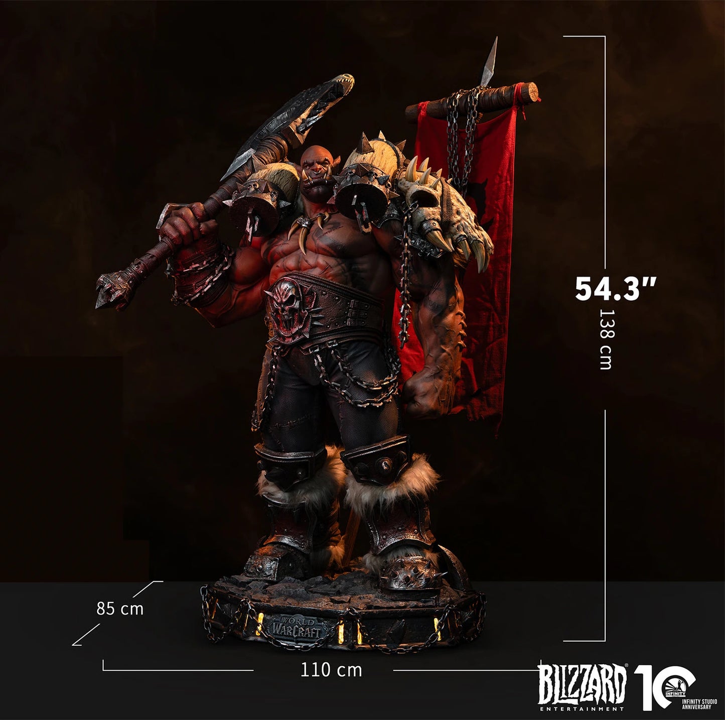 Preventa Resina Garrosh Hellscream Figura World of Warcraft Infinity (Licencia) Estudio