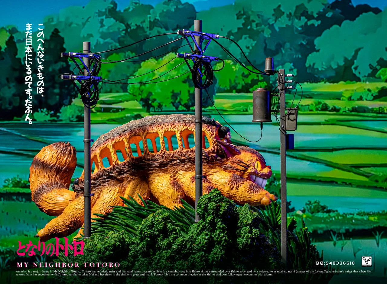 Preventa Resina CatBus Figura Mi Vecino Totoro White Deer Estudio