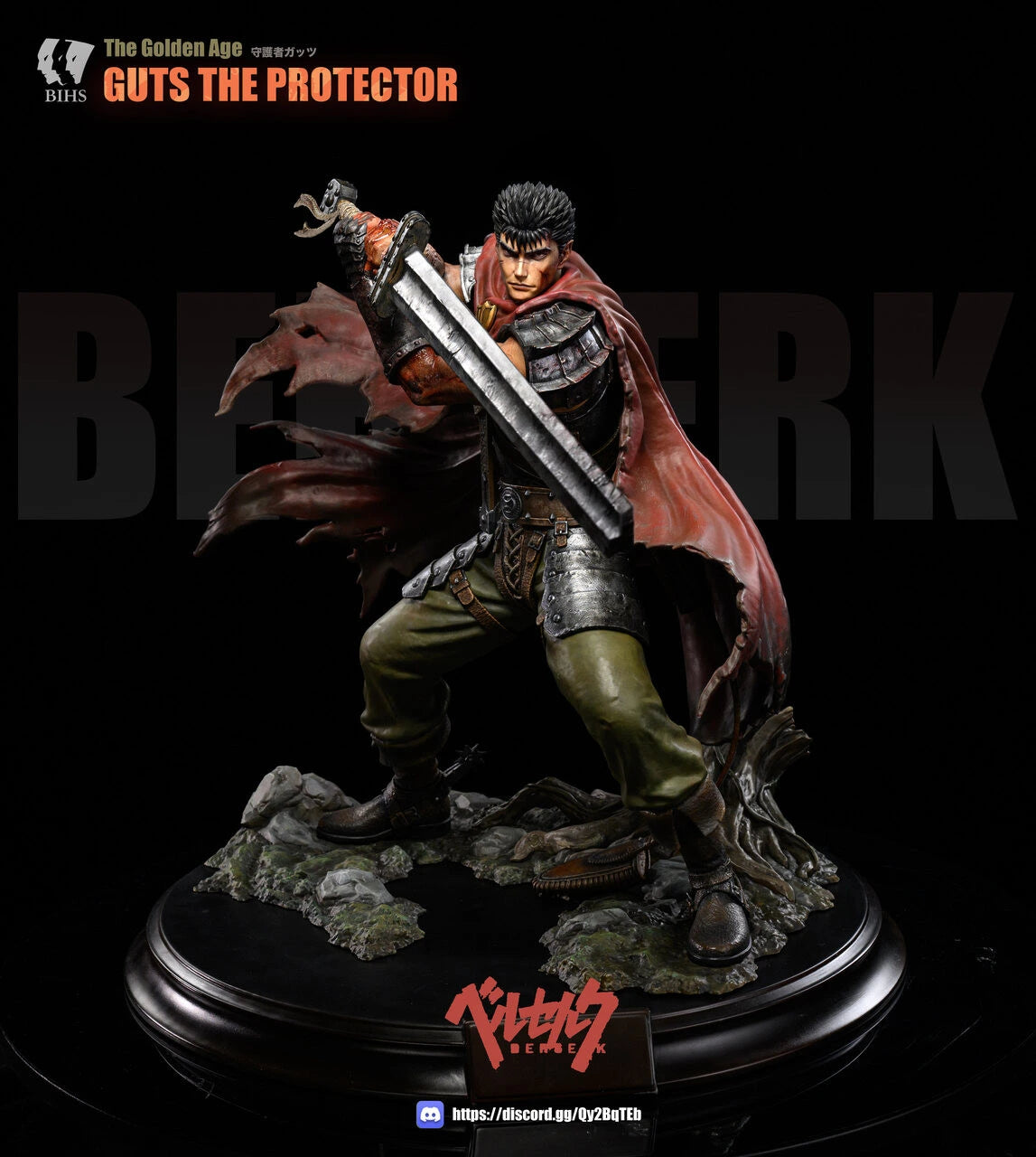 Preventa Resina Guts Figura Berserk BIHS Estudio