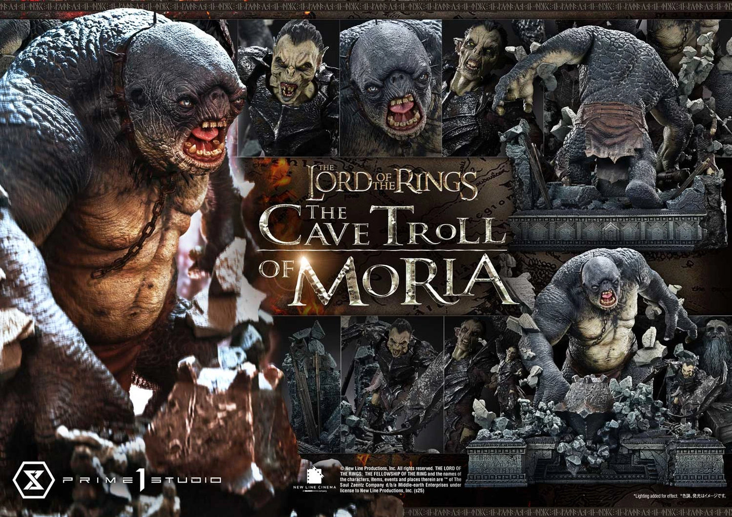 Preventa Resina Cave Troll of Moria Figura The Lord of the Rings Prime 1 (Licencia) Estudio