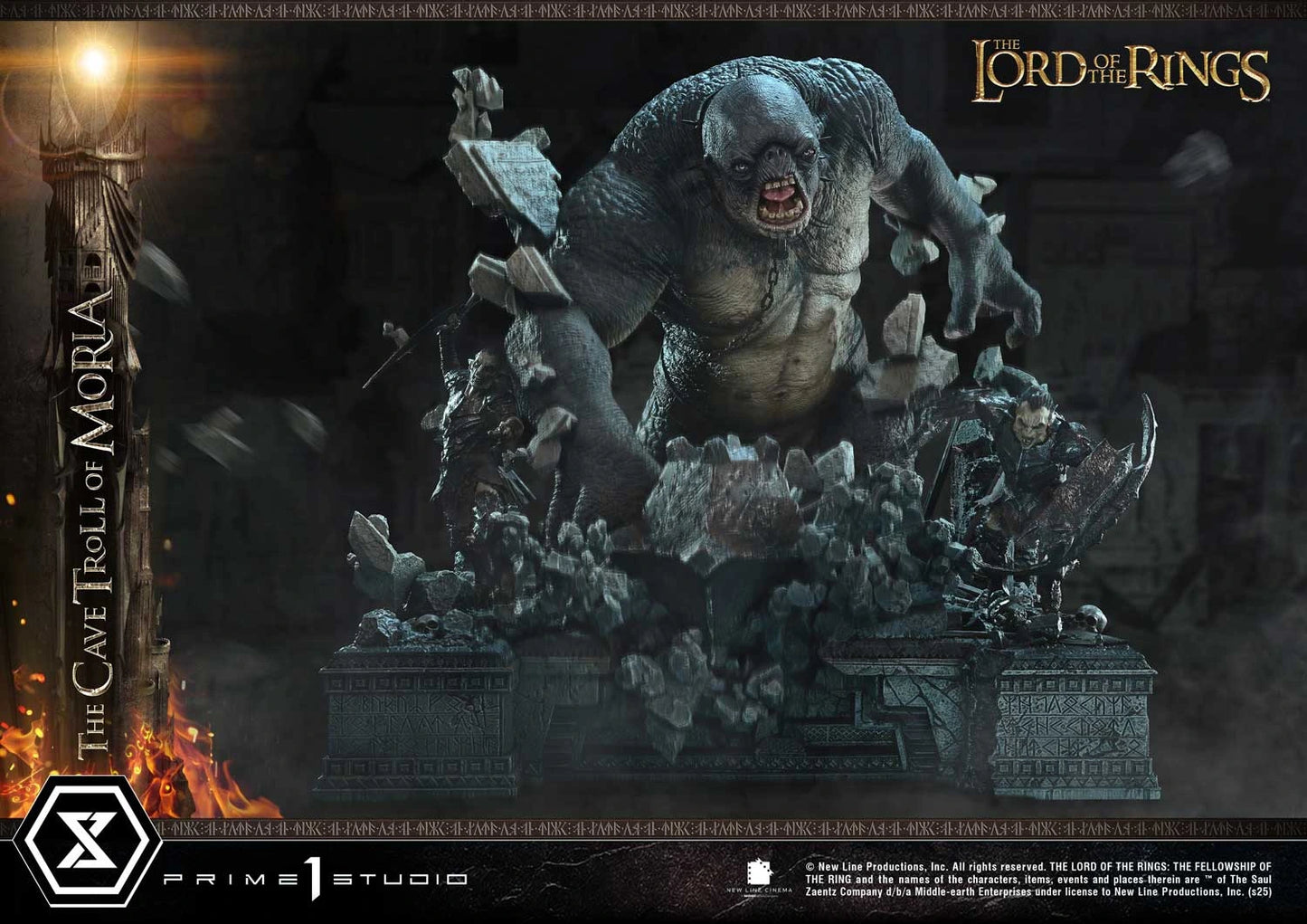 Preventa Resina Cave Troll of Moria Figura The Lord of the Rings Prime 1 (Licencia) Estudio