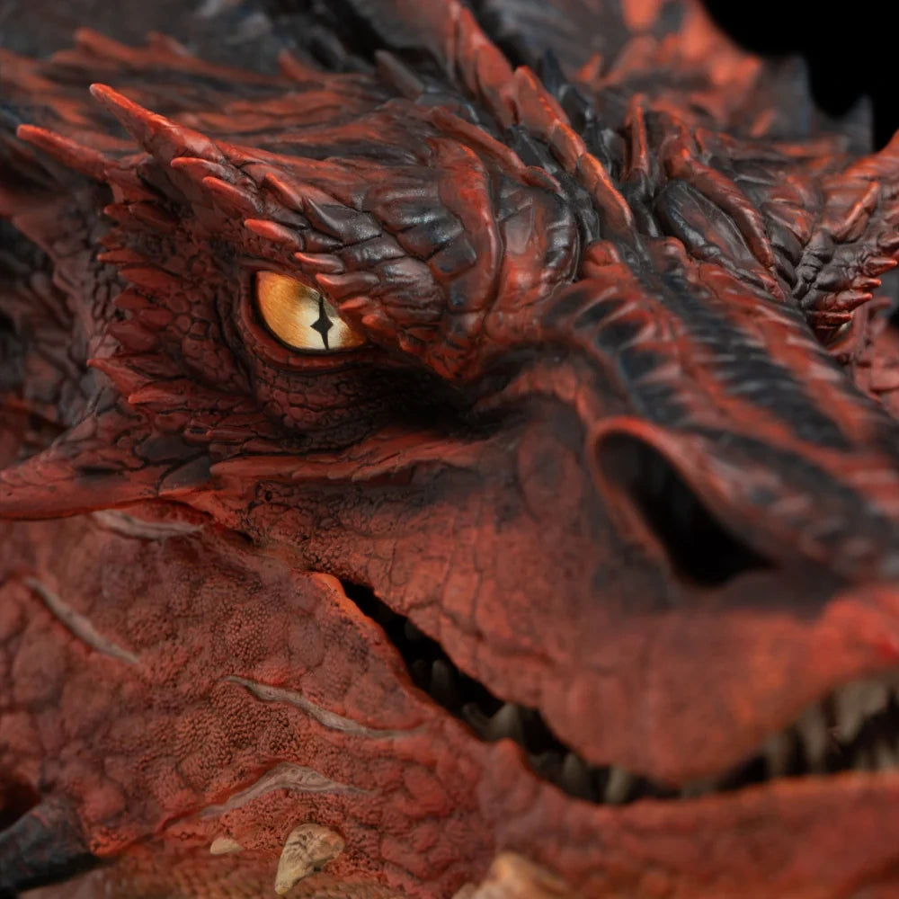 Preventa Resina Smaug The Terrible Figura The Hobbit WETA (Licencia) Estudio