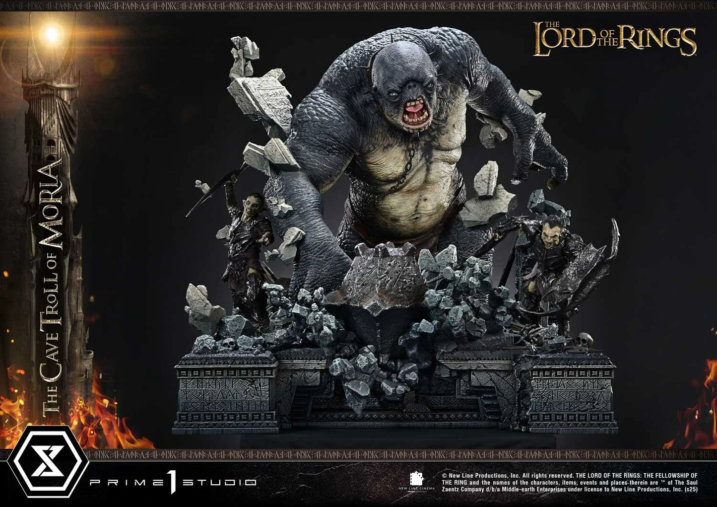 Preventa Resina Cave Troll of Moria Figura The Lord of the Rings Prime 1 (Licencia) Estudio