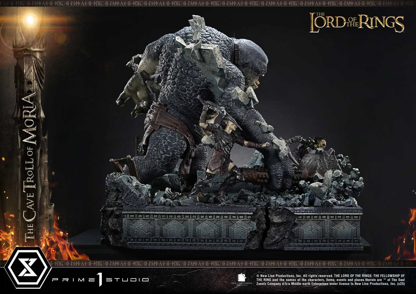 Preventa Resina Cave Troll of Moria Figura The Lord of the Rings Prime 1 (Licencia) Estudio