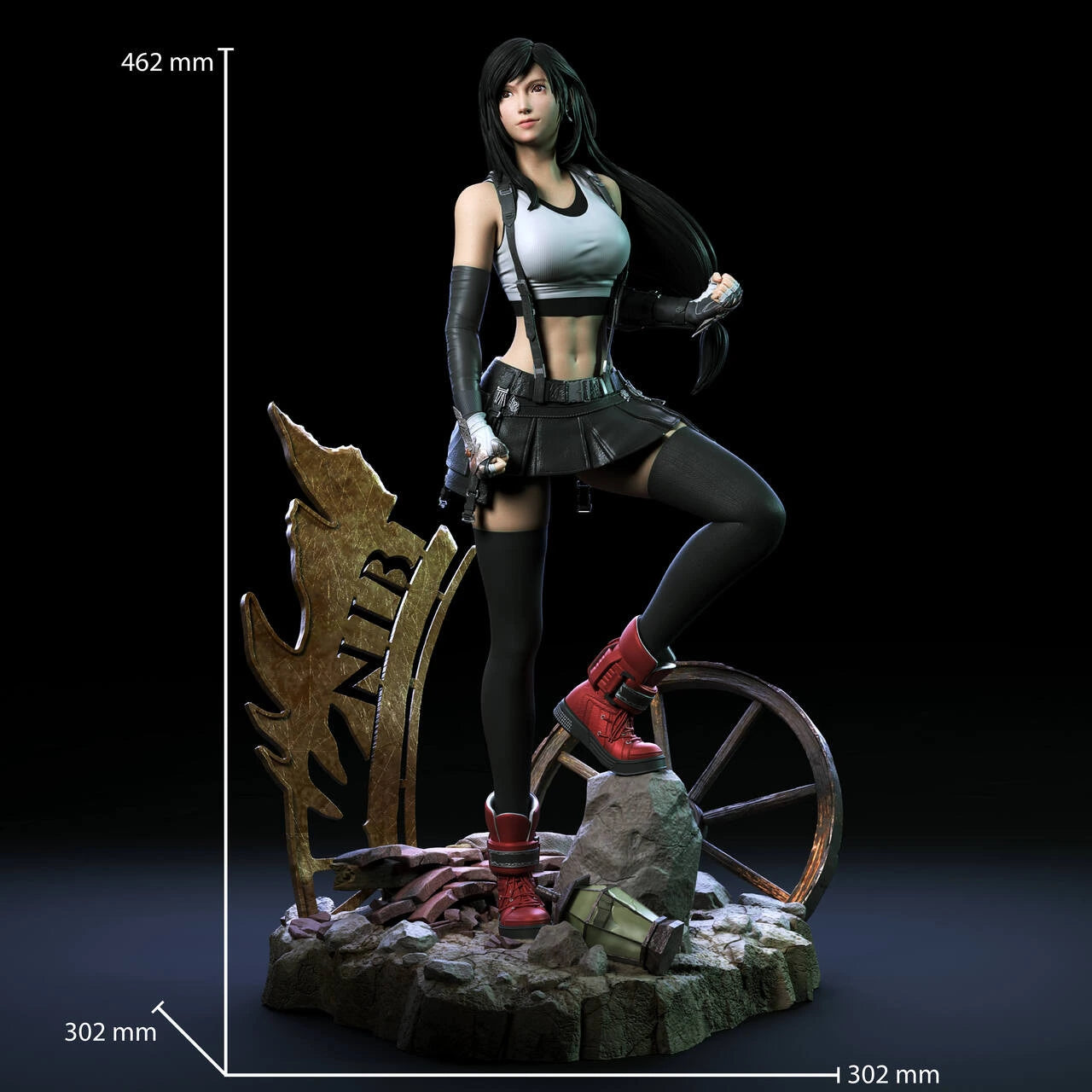 Preventa Resina Tifa Lockhart Figura Fantasy VII Solar Estudio