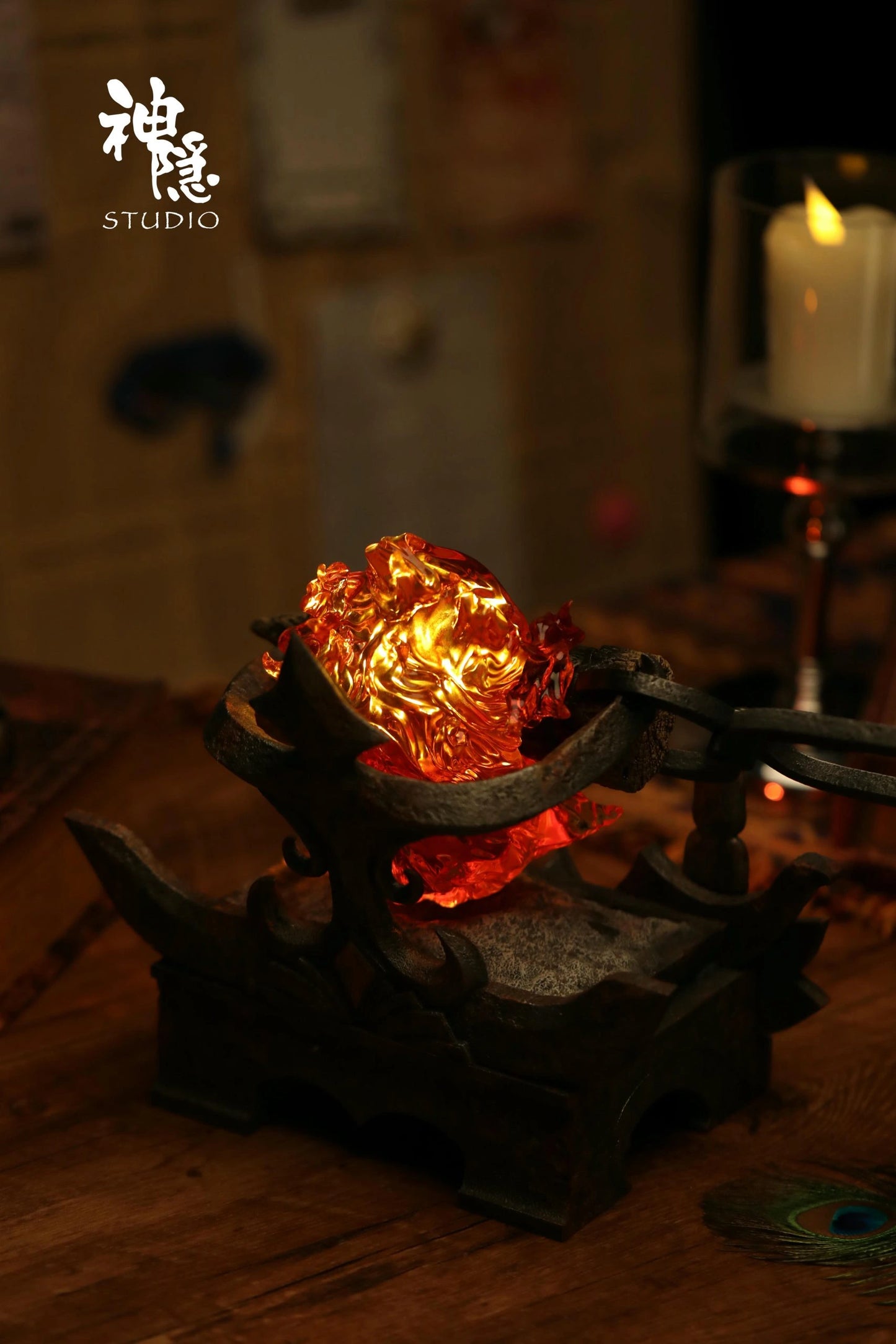 Preventa Resina Calcifer Figura El Increíble castillo vagabundo ShenYin Estudio