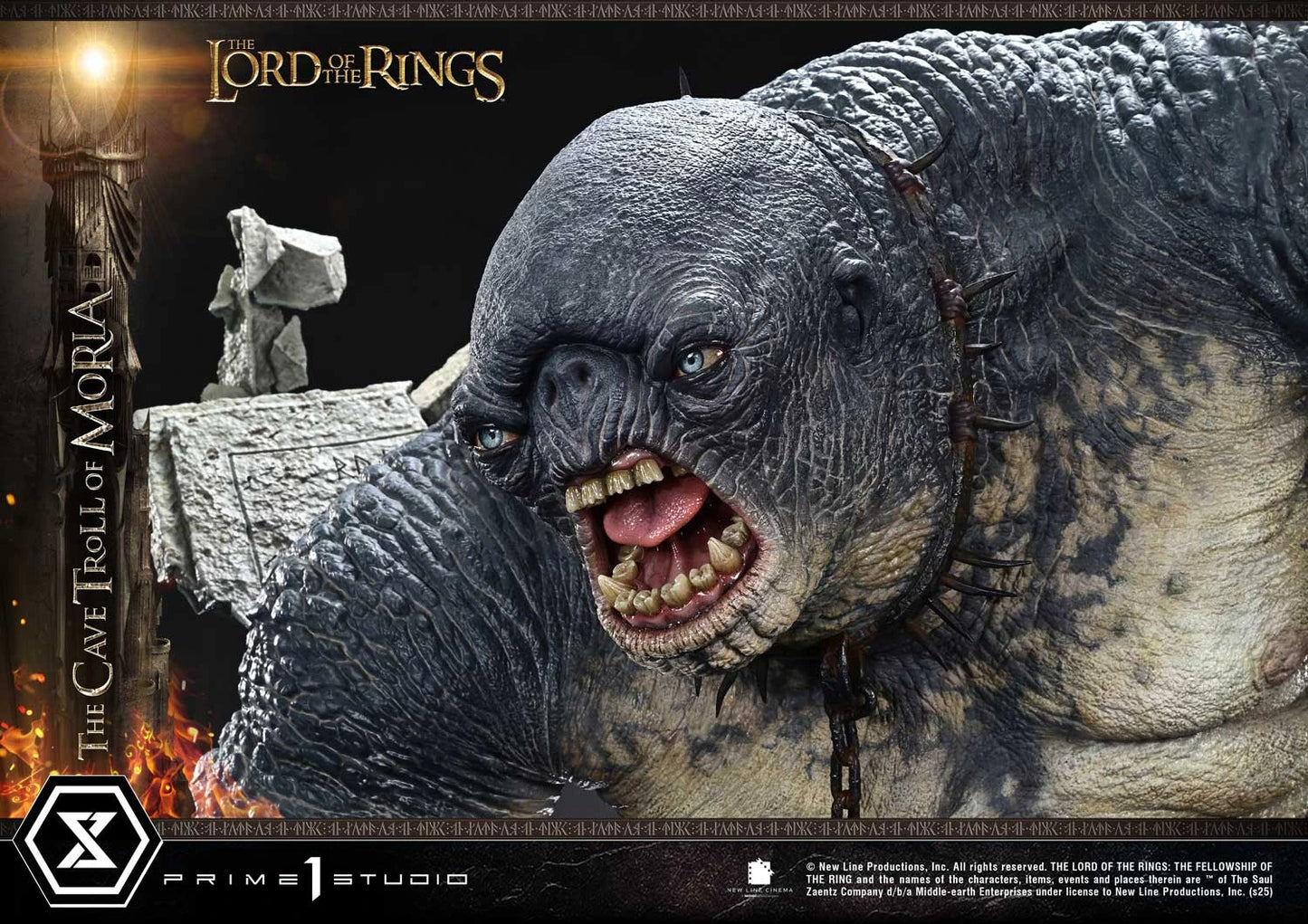 Preventa Resina Cave Troll of Moria Figura The Lord of the Rings Prime 1 (Licencia) Estudio