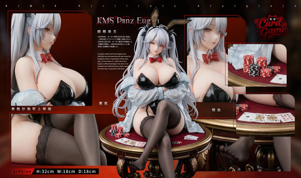 Preventa Resina Prinz Eugen Figura Azur Lane Card Game Estudio