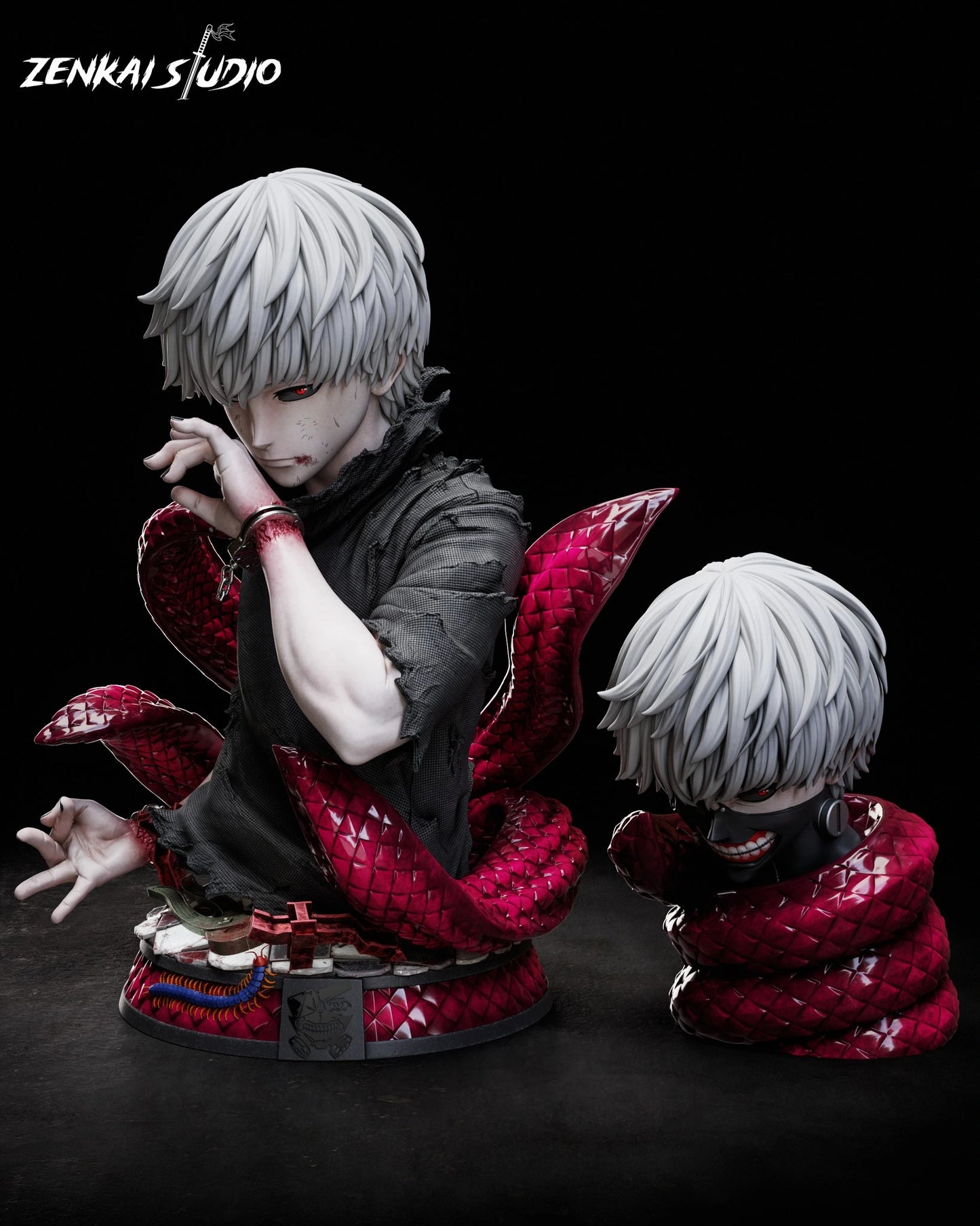 Preventa Resina Kaneki Ken Figura Tokyo Ghoul Zenkai Estudio