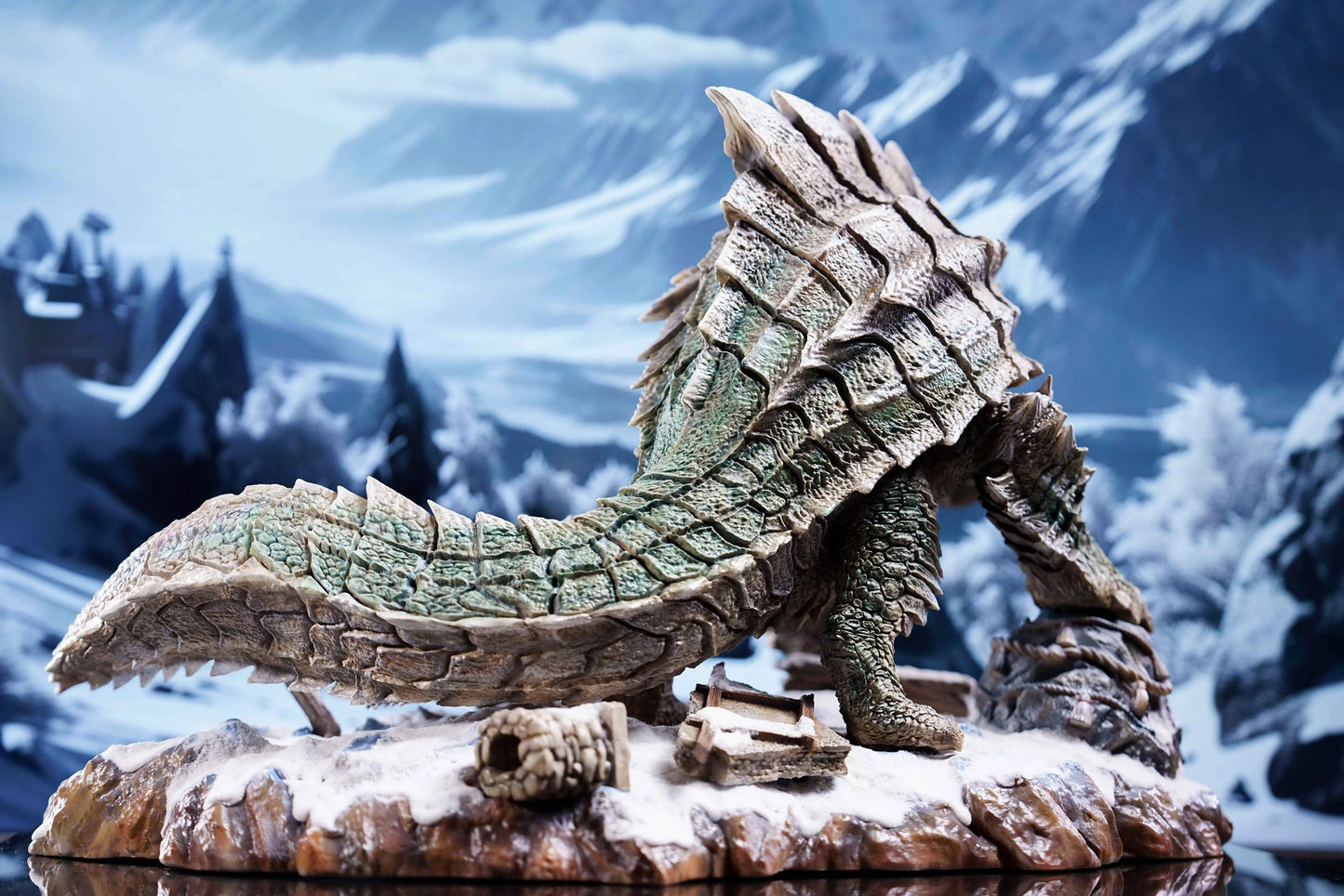 Preventa Resina Ukanlos Figura Monster Hunter Dragon Frontier Estudio