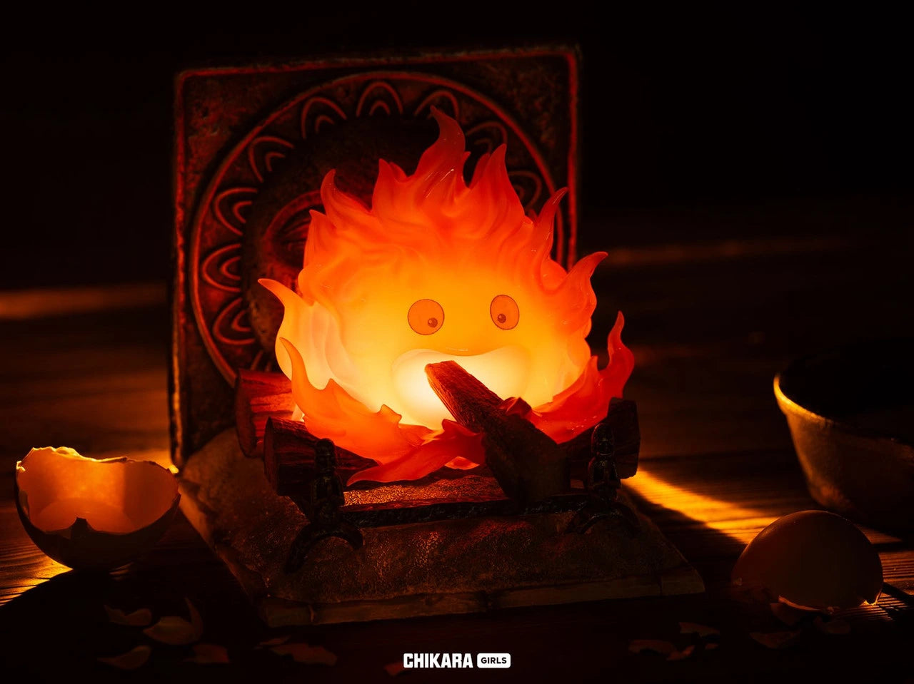 Preventa Resina Calcifer Figura El Increíble castillo vagabundo Chikara Estudio