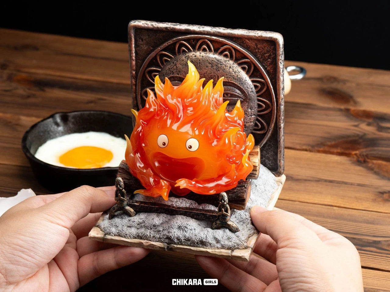 Preventa Resina Calcifer Figura El Increíble castillo vagabundo Chikara Estudio