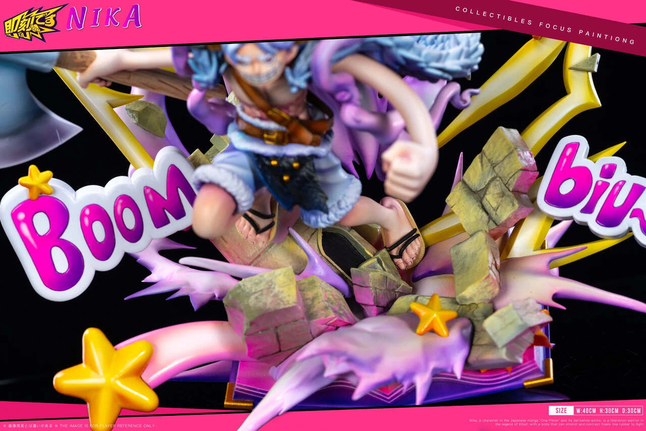 Preventa Resina Monkey D. Luffy "Nika" Figura One Piece JiKe Estudio