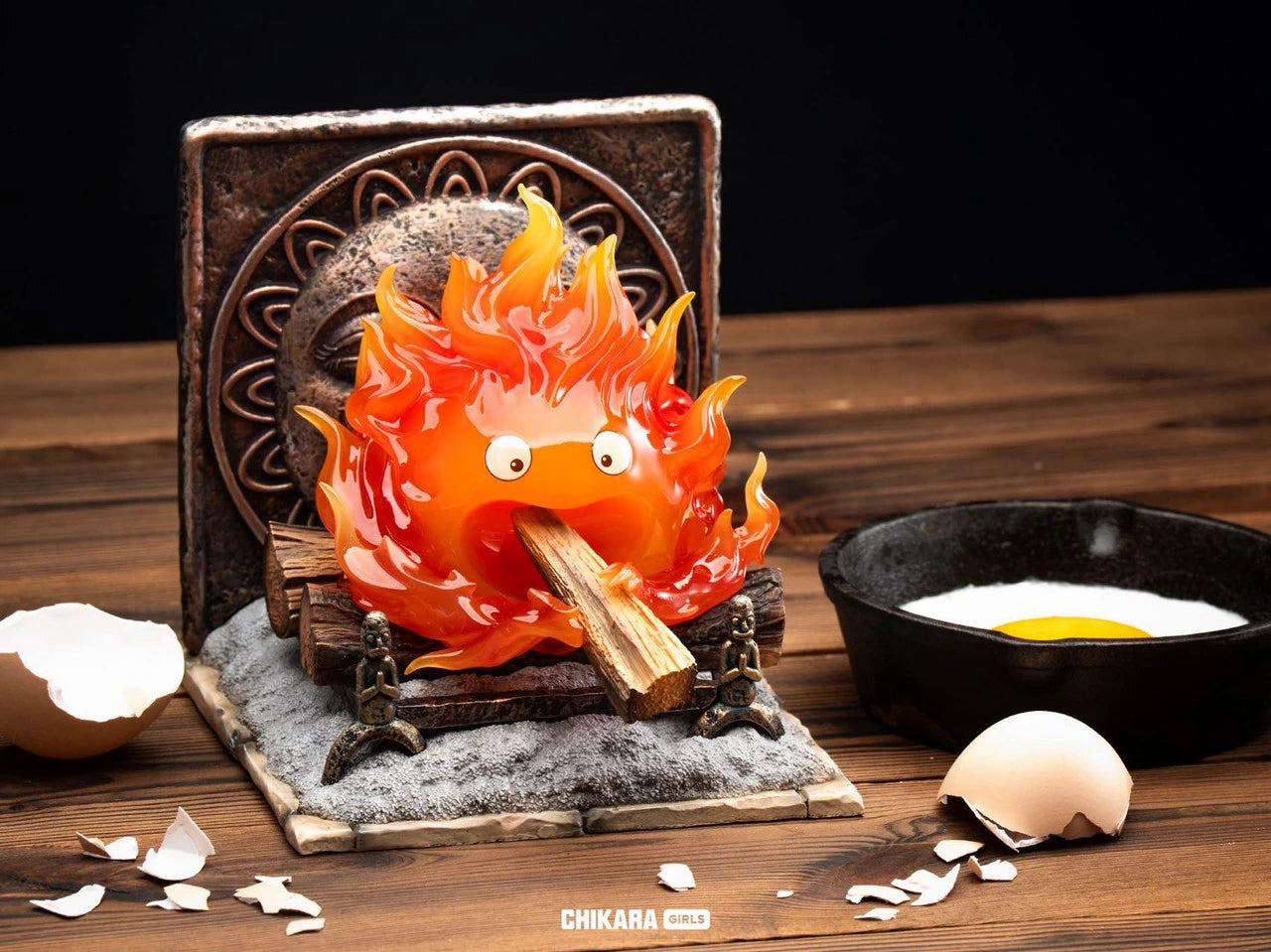 Preventa Resina Calcifer Figura El Increíble castillo vagabundo Chikara Estudio