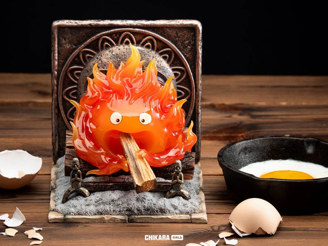 Preventa Resina Calcifer Figura El Increíble castillo vagabundo Chikara Estudio