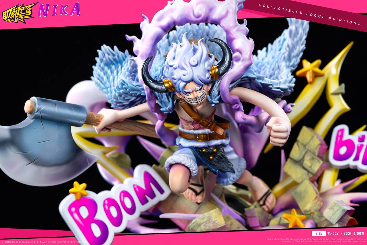 Preventa Resina Monkey D. Luffy "Nika" Figura One Piece JiKe Estudio