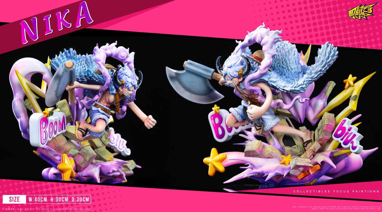 Preventa Resina Monkey D. Luffy "Nika" Figura One Piece JiKe Estudio