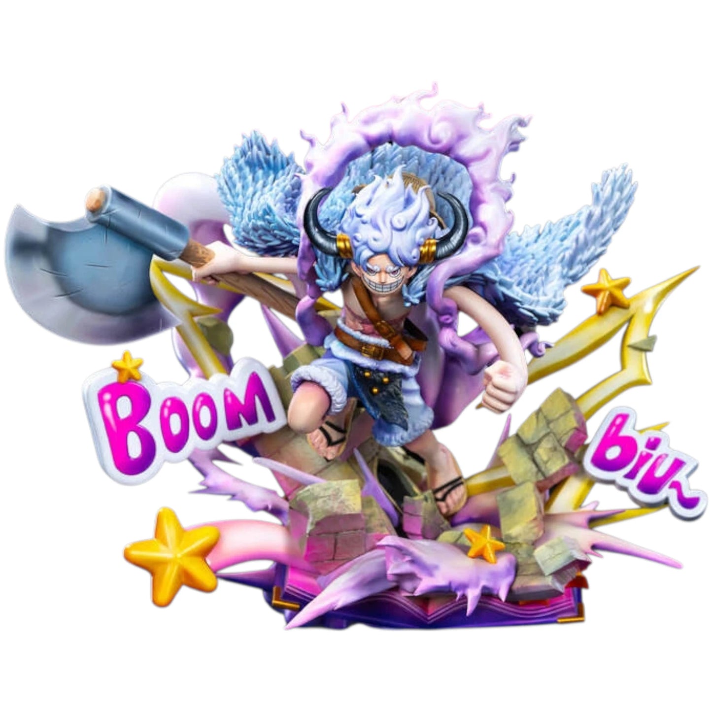 Preventa Resina Monkey D. Luffy "Nika" Figura One Piece JiKe Estudio