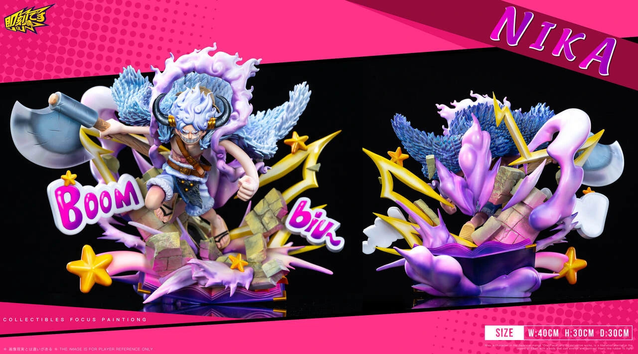 Preventa Resina Monkey D. Luffy "Nika" Figura One Piece JiKe Estudio