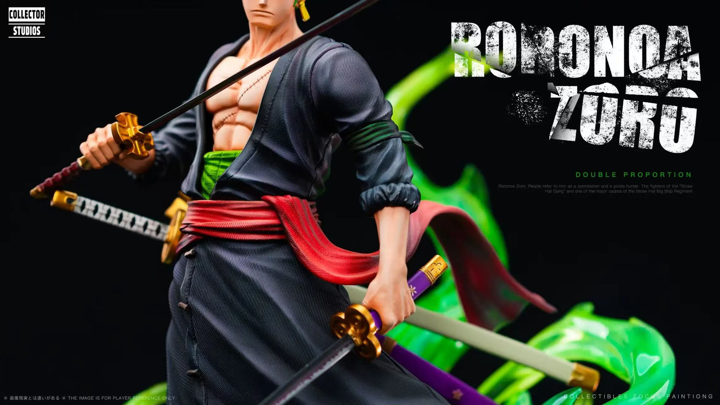 Preventa Resina Roronoa Zoro Figura One Piece Collector Estudio