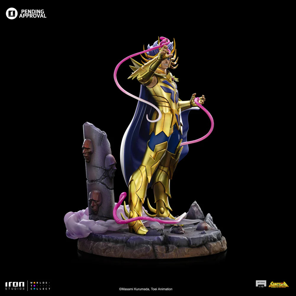 Preventa Resina Death Mask Figura Caballeros del Zodiako Iron (Licencia) Estudio