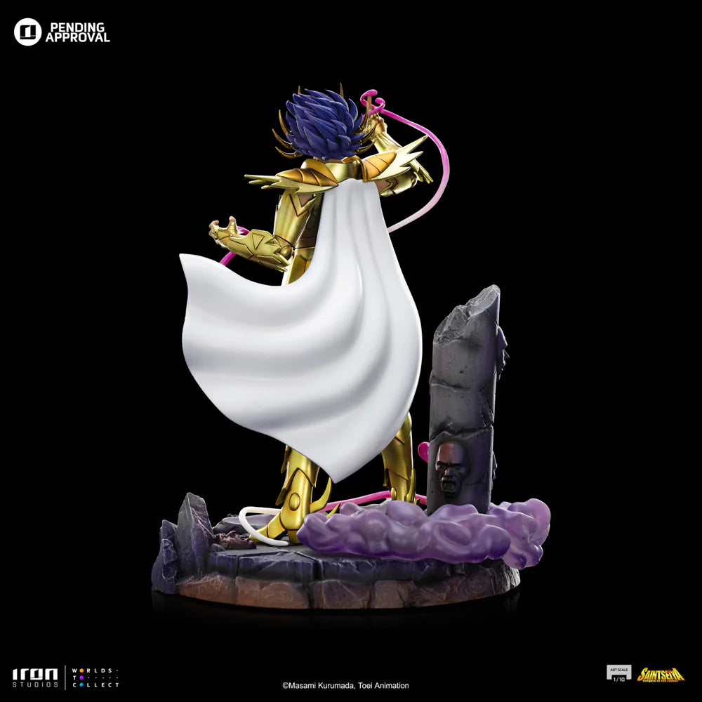 Preventa Resina Death Mask Figura Caballeros del Zodiako Iron (Licencia) Estudio
