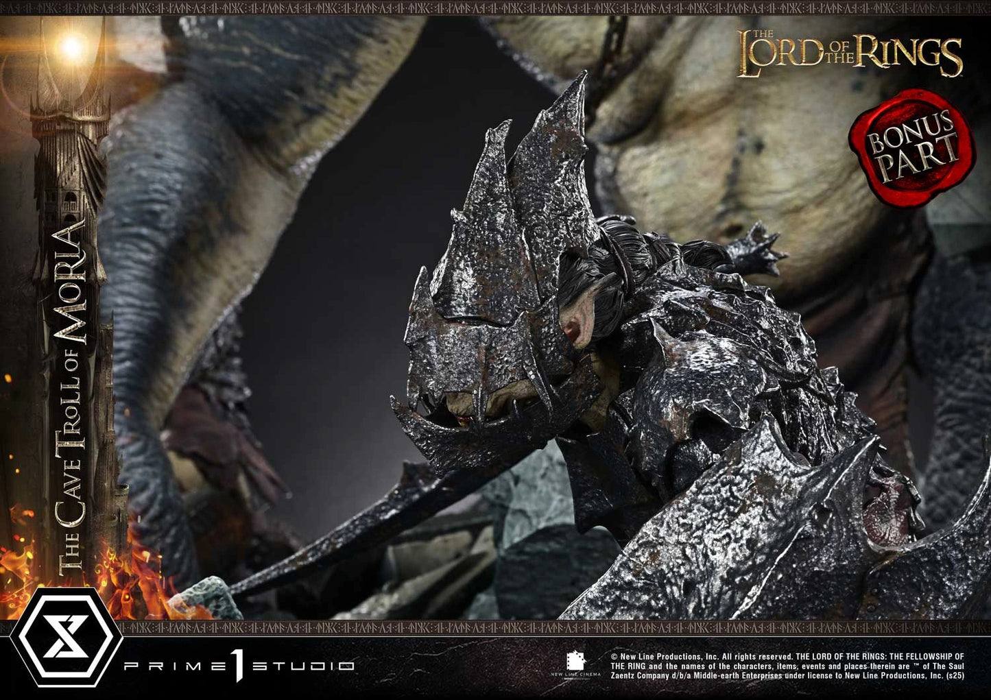 Preventa Resina Cave Troll of Moria Figura The Lord of the Rings Prime 1 (Licencia) Estudio
