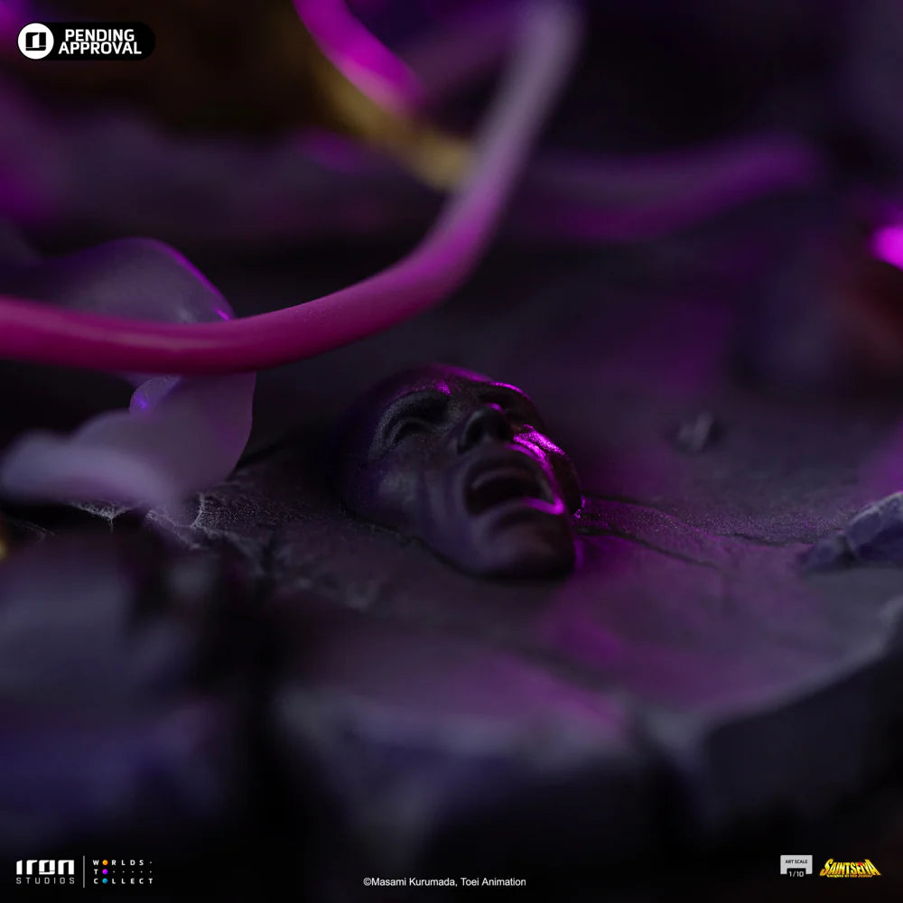 Preventa Resina Death Mask Figura Caballeros del Zodiako Iron (Licencia) Estudio
