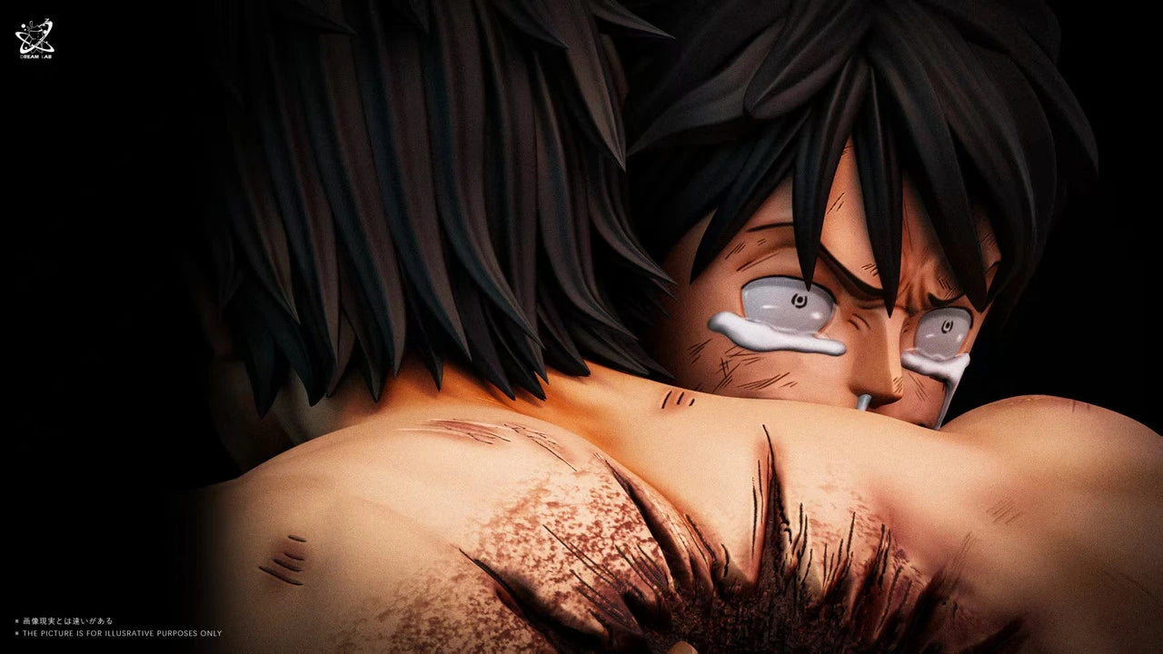 Preventa Resina Luffy & Ace Figura One Piece Dream Lab Estudio