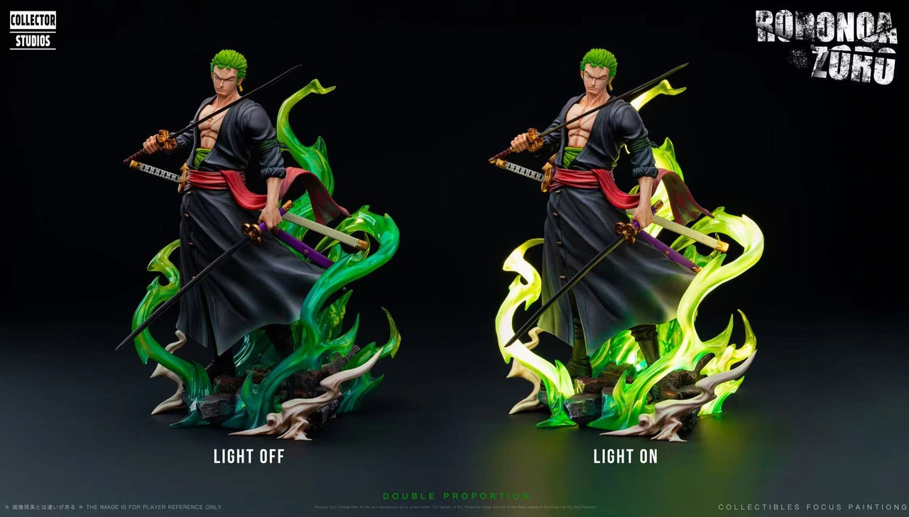 Preventa Resina Roronoa Zoro Figura One Piece Collector Estudio