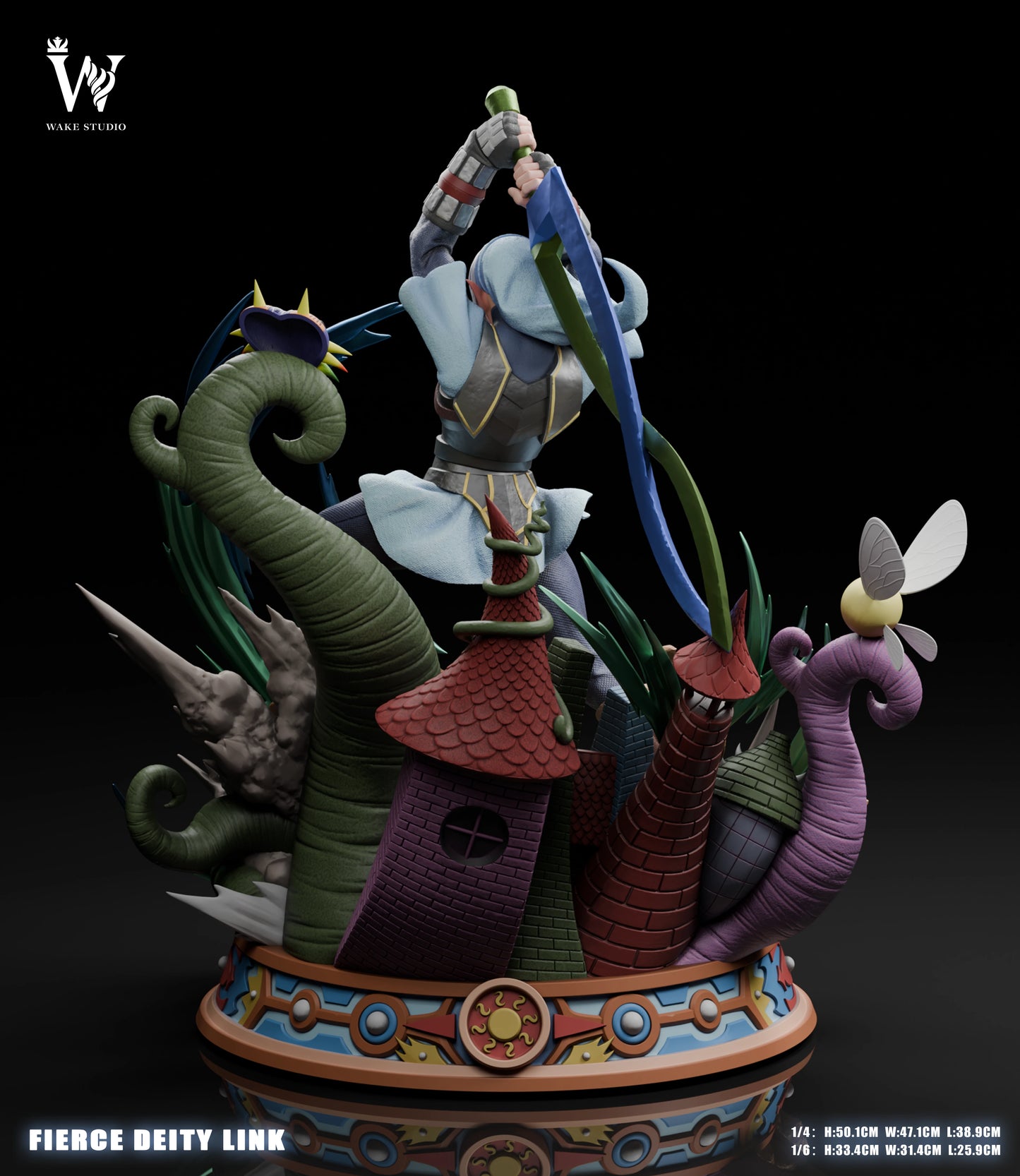 Preventa Resina Link Deidad Feroz Figura The Legend Of Zelda Wake Estudio