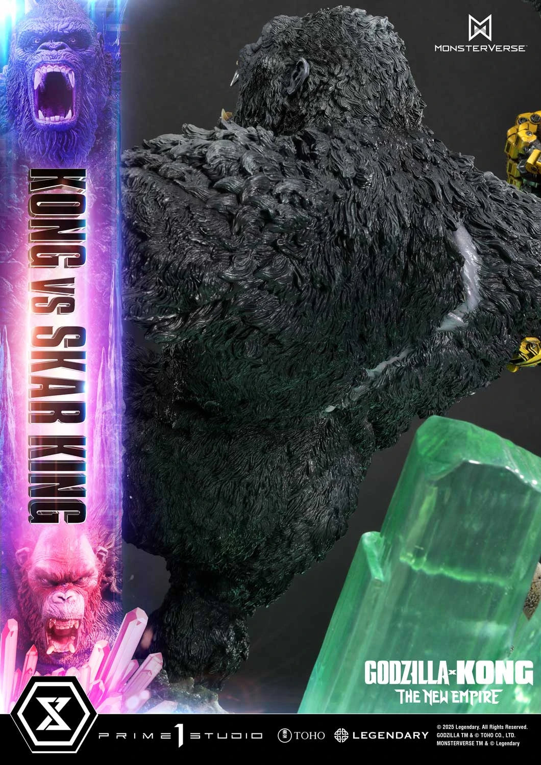 Preventa Resina Kong vs Skar King Figura Godzilla y Kong: El nuevo imperio Prime 1 (Licencia) Estudio