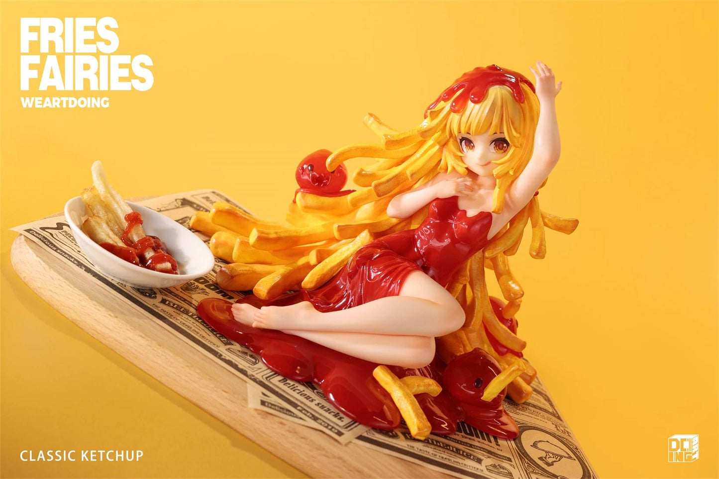 Preventa Resina Fries Fairies Figura Original Series WeArtDoing Estudio