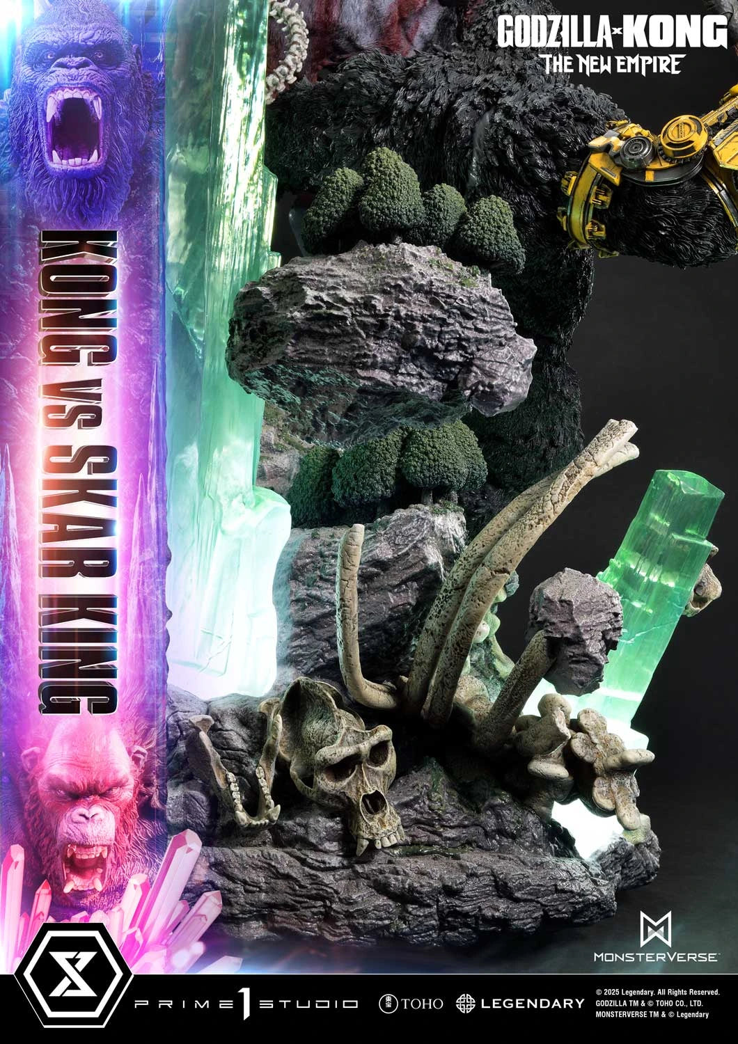 Preventa Resina Kong vs Skar King Figura Godzilla y Kong: El nuevo imperio Prime 1 (Licencia) Estudio