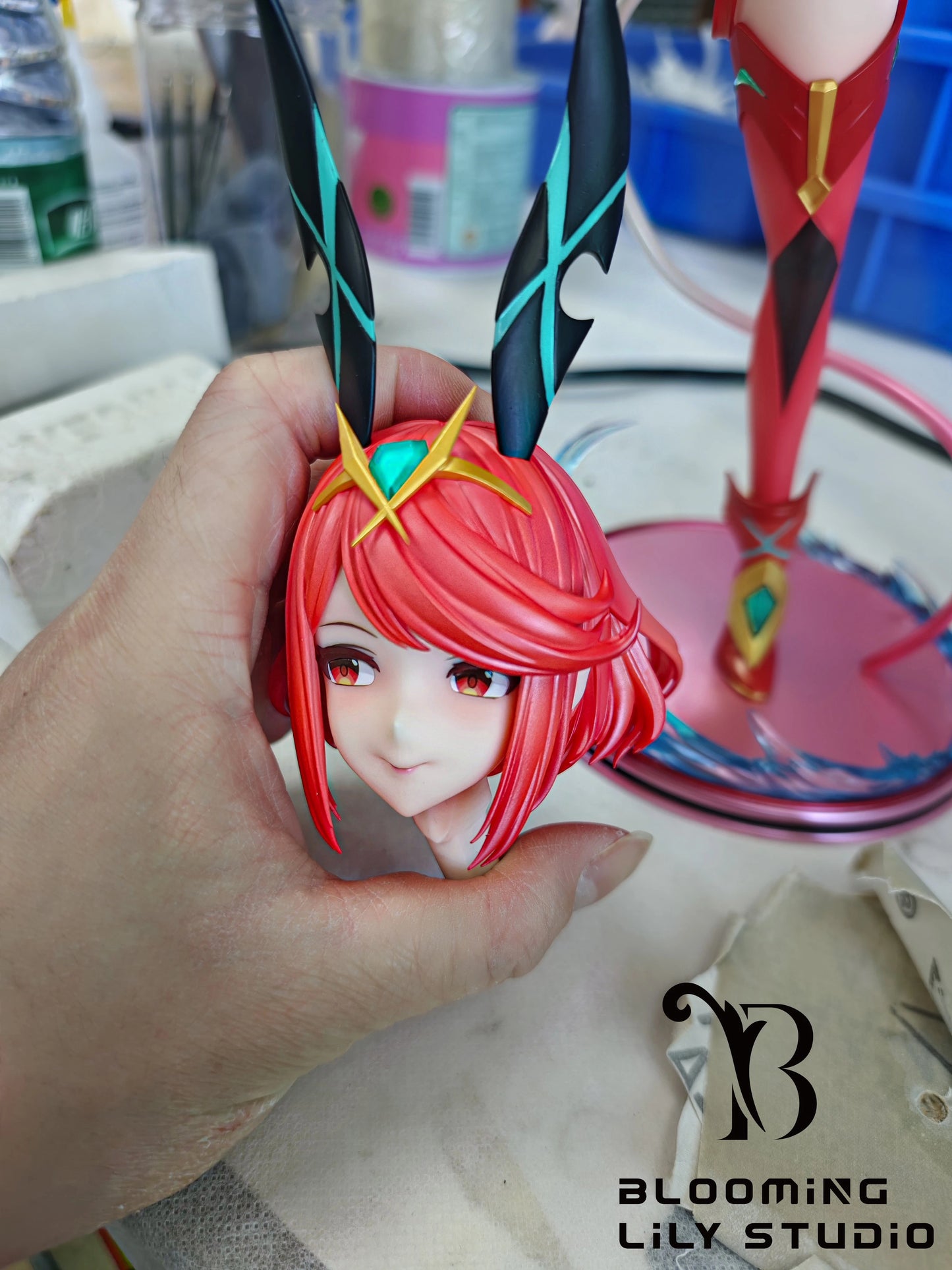 Preventa Resina Pyra Figura Xenoblade Chronicles Blooming Lily Estudio
