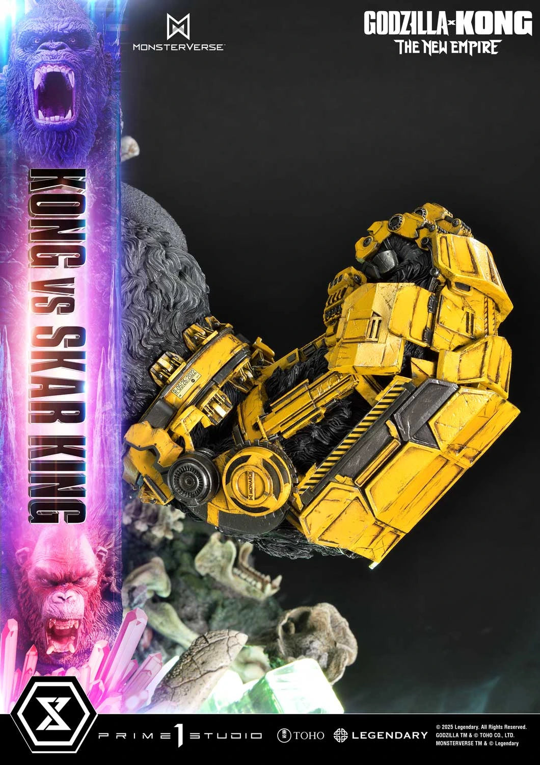 Preventa Resina Kong vs Skar King Figura Godzilla y Kong: El nuevo imperio Prime 1 (Licencia) Estudio