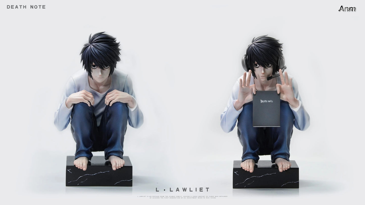 Preventa Resina L Lawliet Figura Death Note Anm Estudio