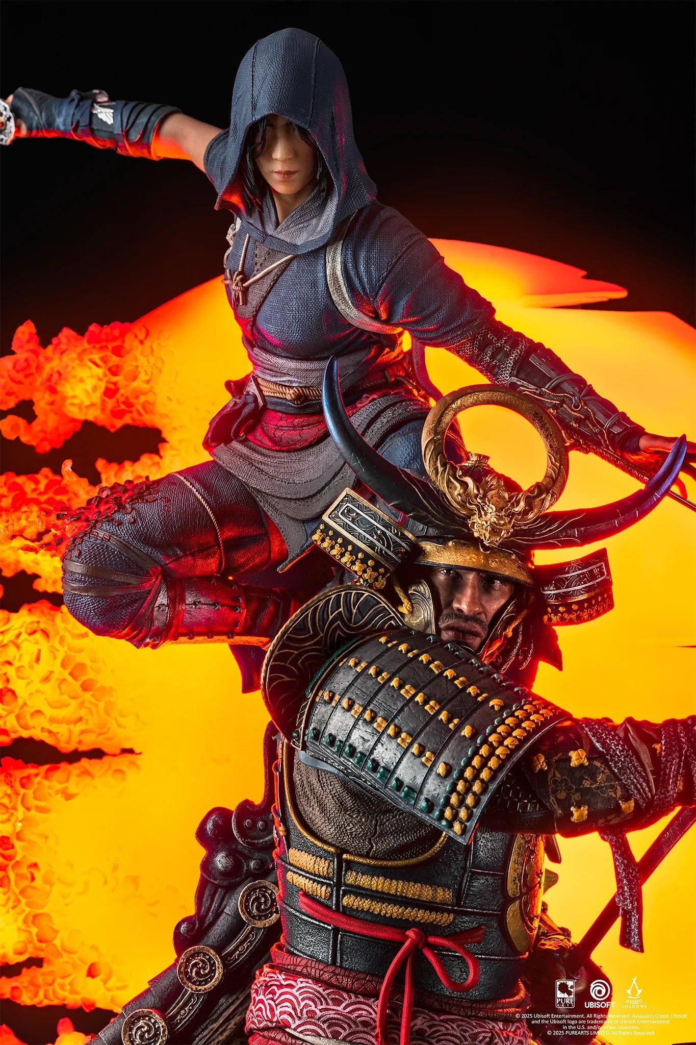 Preventa Resina Naoe & Yasuke Figura Assassin's Creed Shadows Pure Arts (Licencia) Estudio