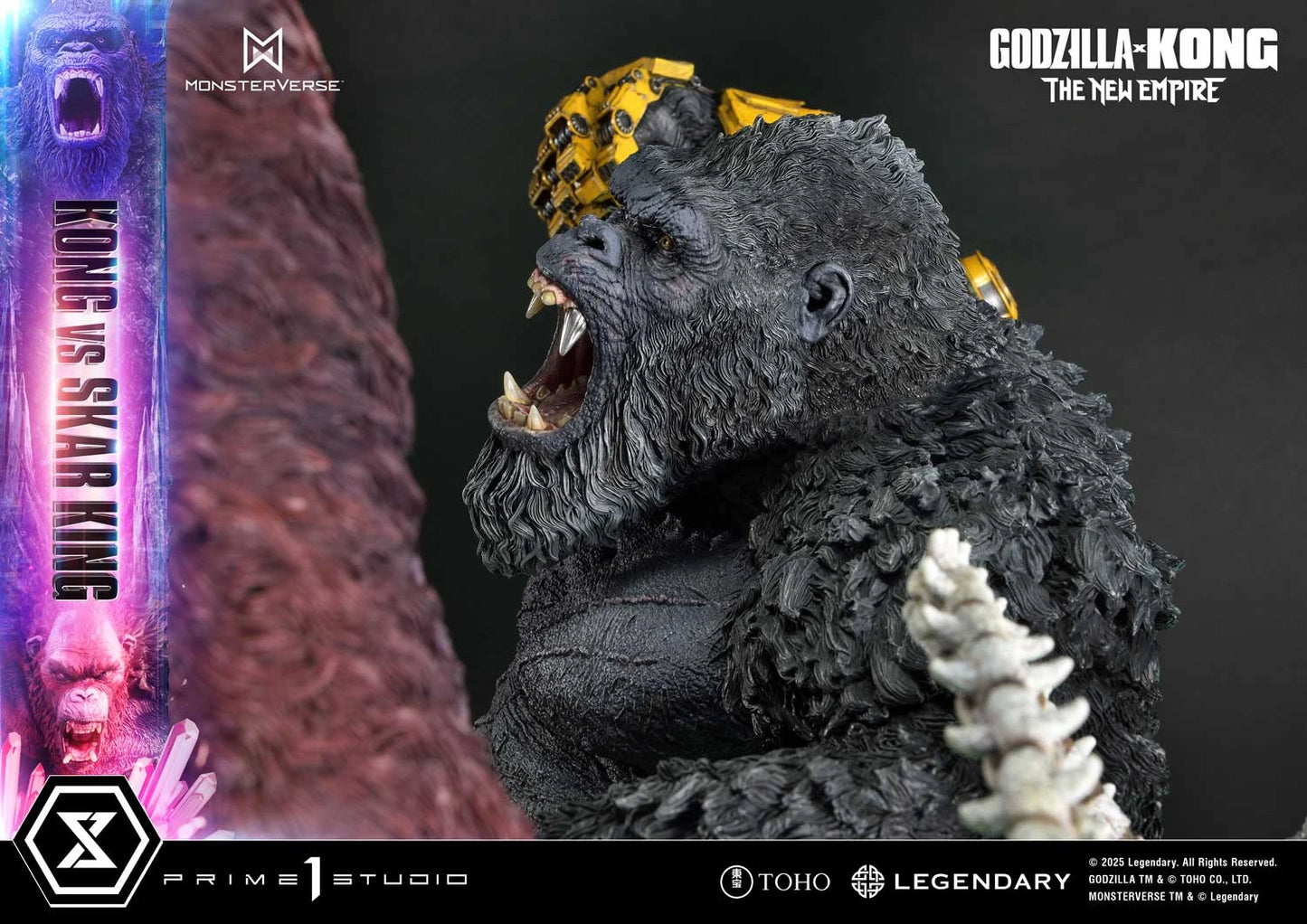 Preventa Resina Kong vs Skar King Figura Godzilla y Kong: El nuevo imperio Prime 1 (Licencia) Estudio