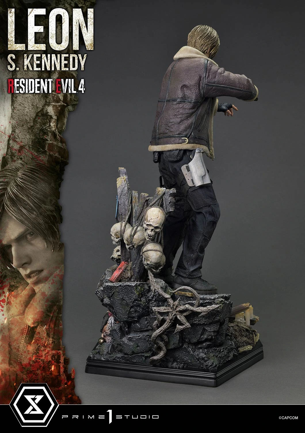 Preventa Resina Leon S. kennedy Figura Resident Evil 4 Prime 1 (Licencia) Estudio