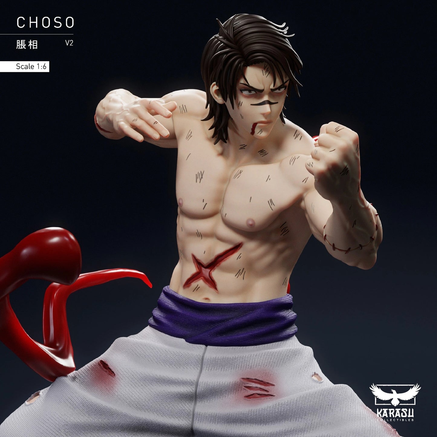 Preventa Resina Choso Kamo Figura Jujutsu Kaisen Karasu Collectibles Estudio