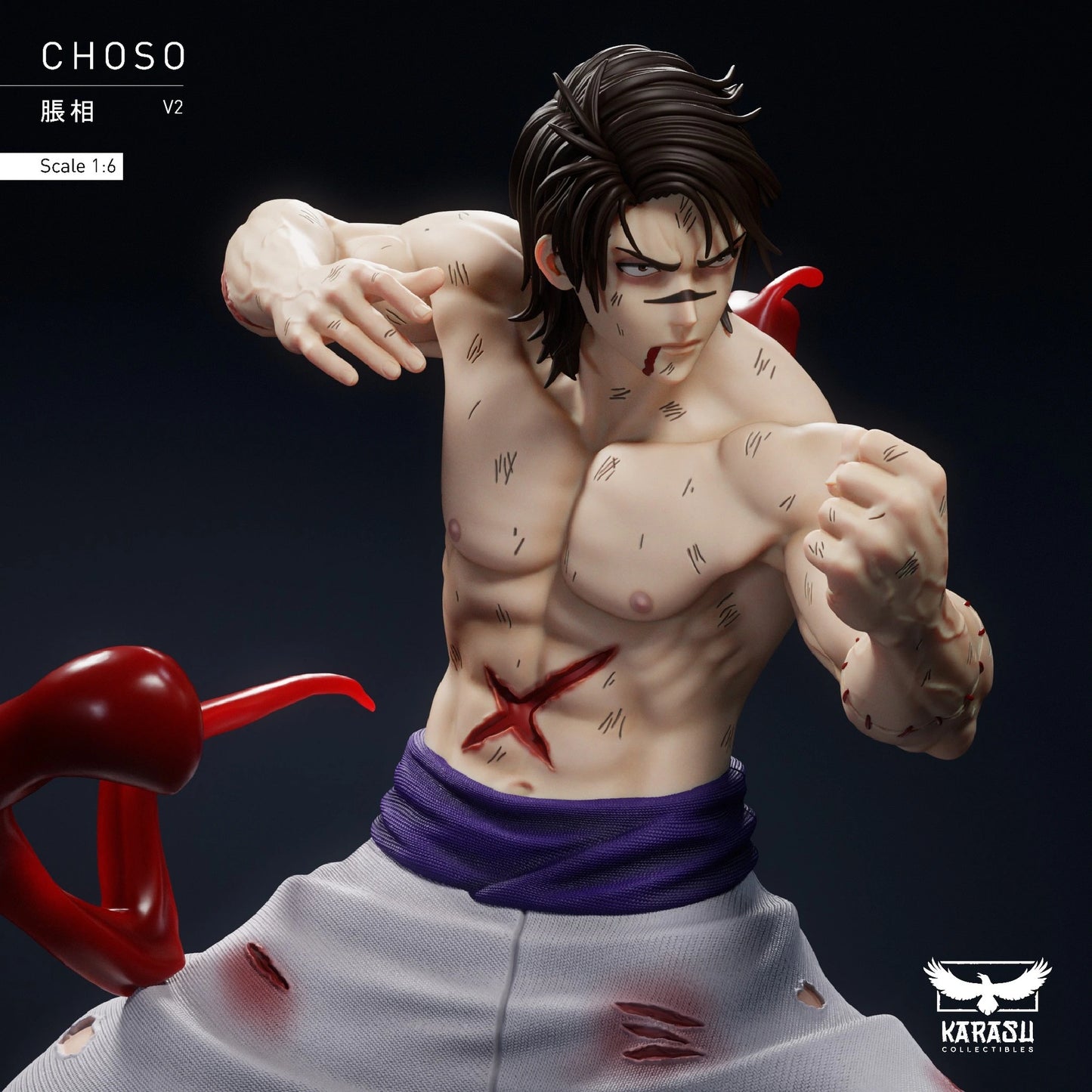 Preventa Resina Choso Kamo Figura Jujutsu Kaisen Karasu Collectibles Estudio