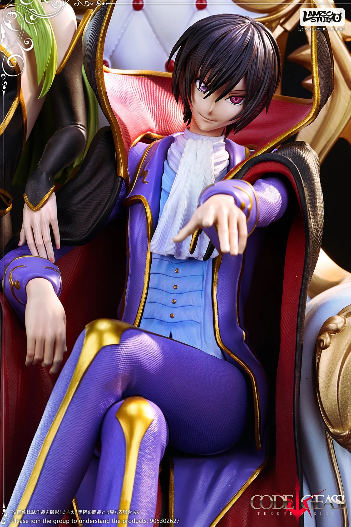 Preventa Resina Lelouch Lamparouge Figura Code Geass Lamzc Estudio