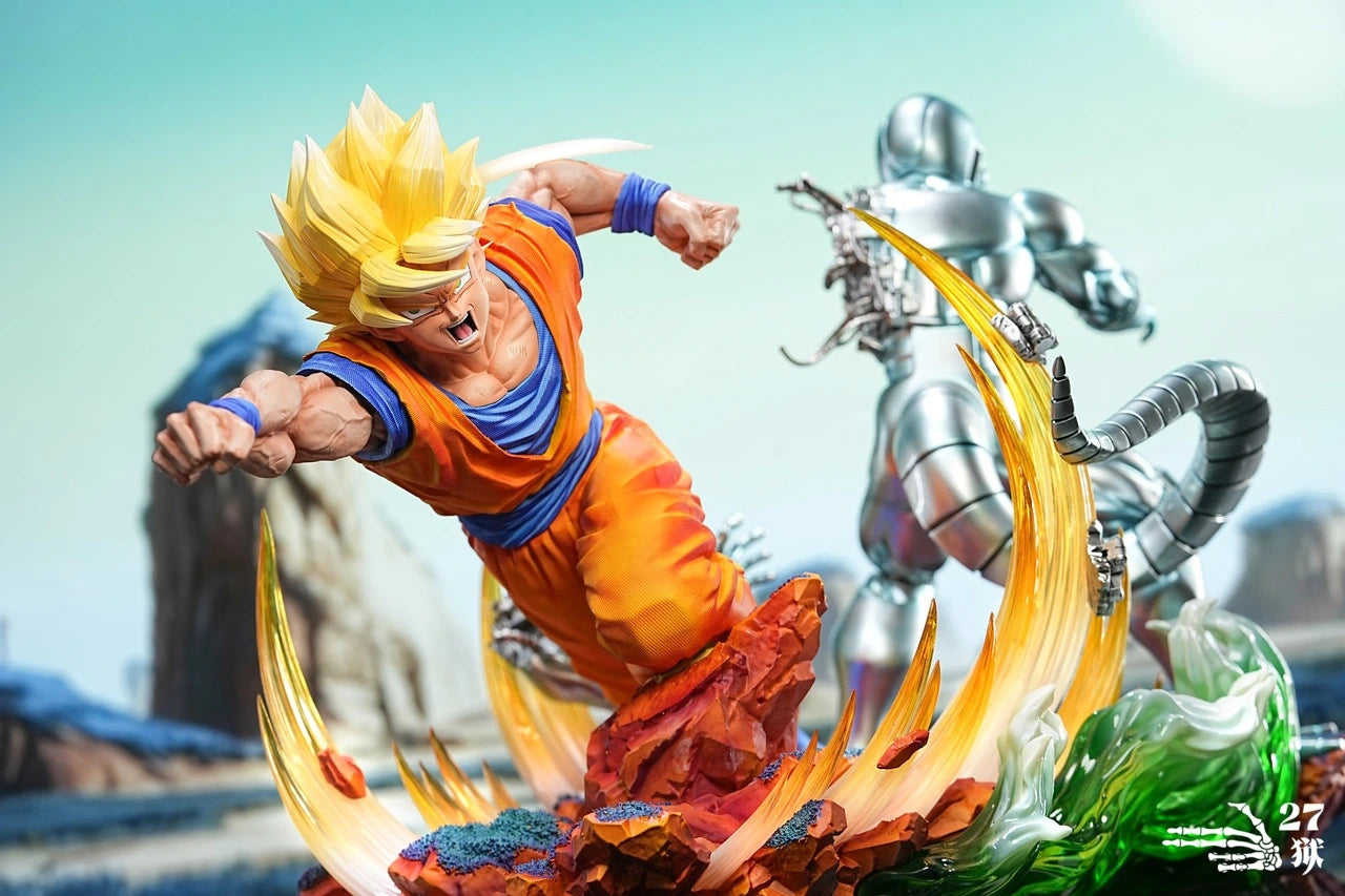 Preventa Resina Metal Cooler vs Goku Figura Dragon Ball 27Abyss Estudio