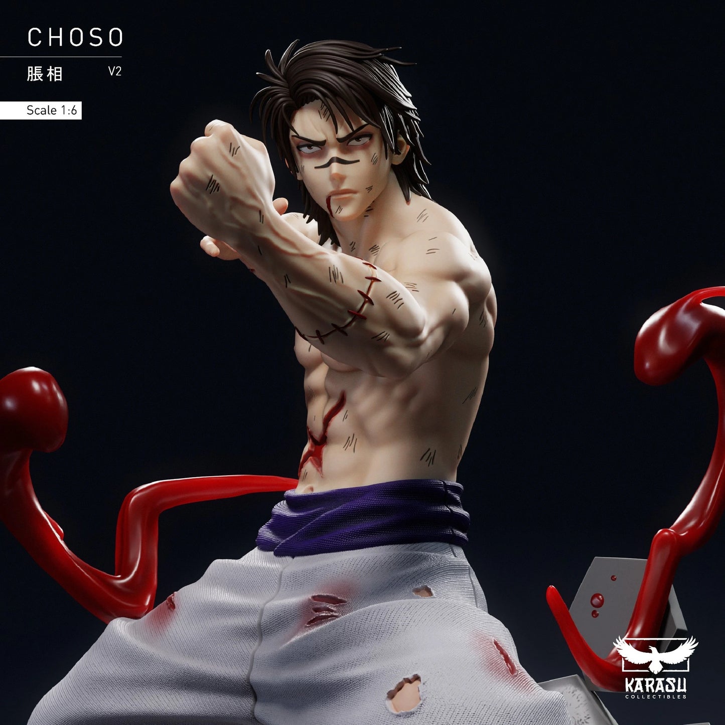 Preventa Resina Choso Kamo Figura Jujutsu Kaisen Karasu Collectibles Estudio